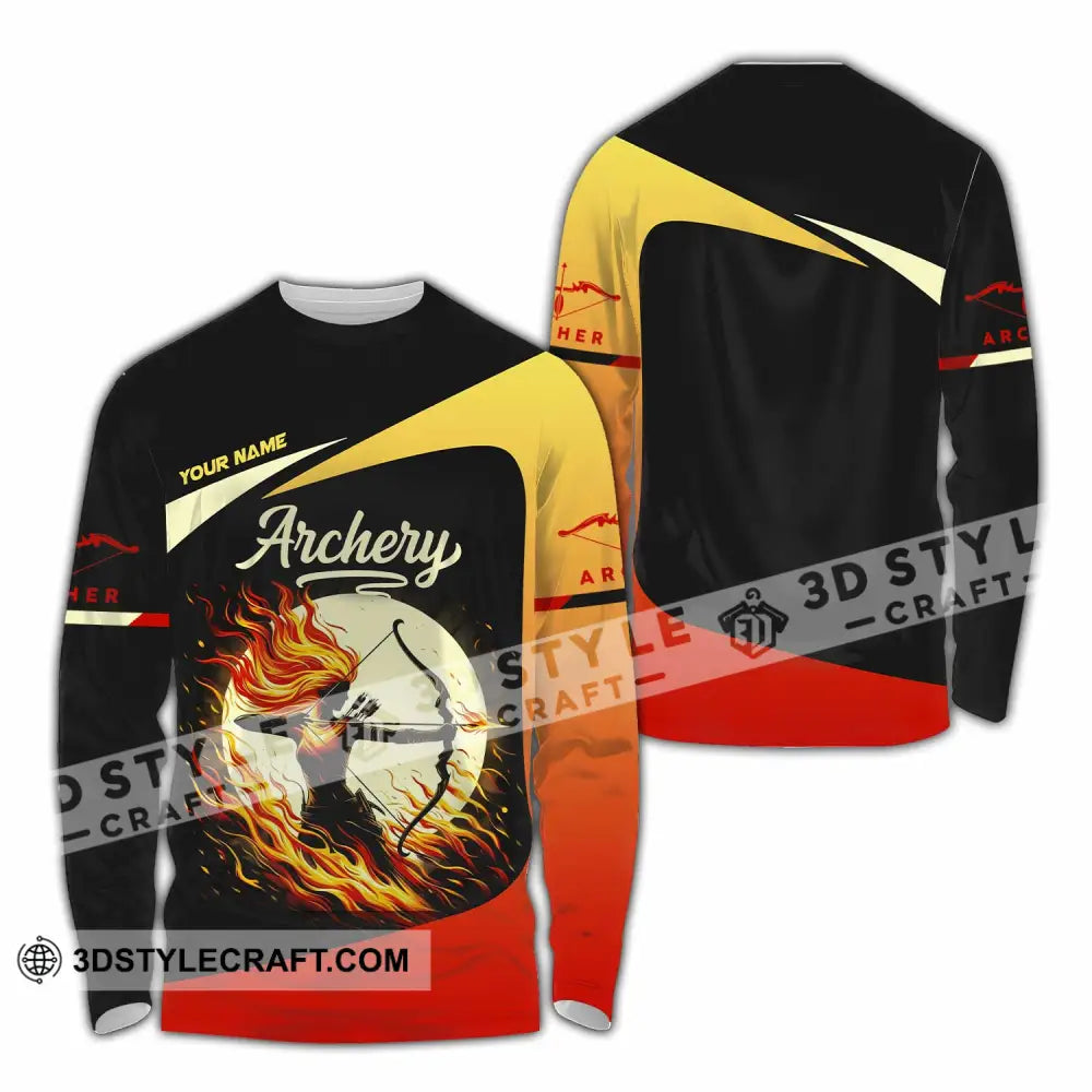 Unisex Shirt - Custom Archery Shirt Long Sleeve Shirt / S T-shirt