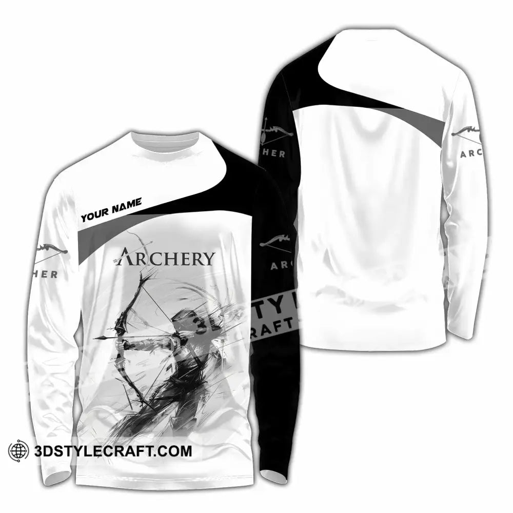 Unisex Shirt Custom Archery Shirt Long Sleeve Shirt / S T shirt