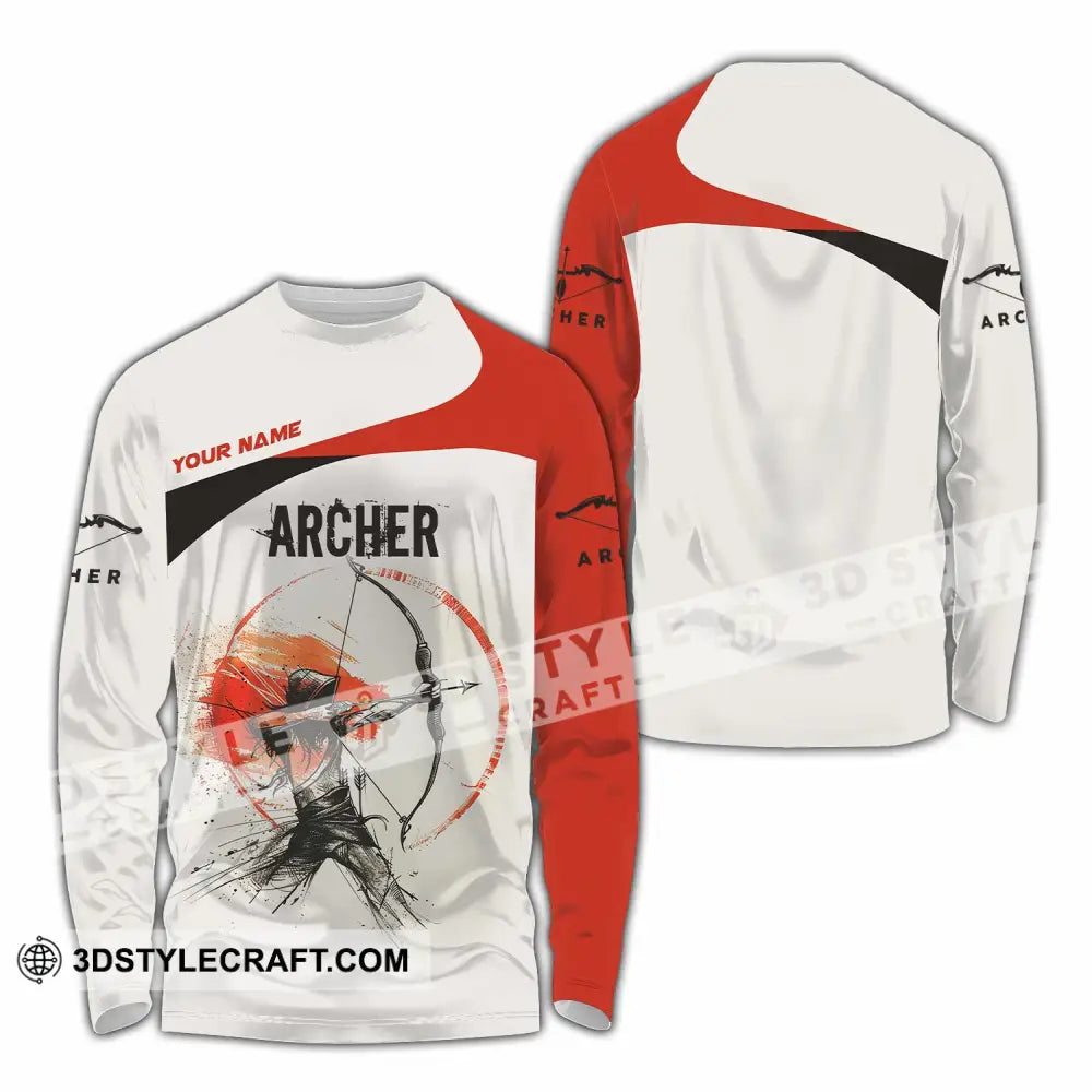 Unisex Shirt - Custom Archery Shirt Long Sleeve Shirt / S T-shirt