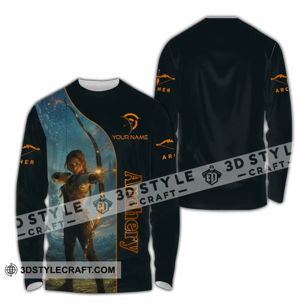 Unisex Shirt - Custom Archery Shirt Long Sleeve Shirt / S T-shirt