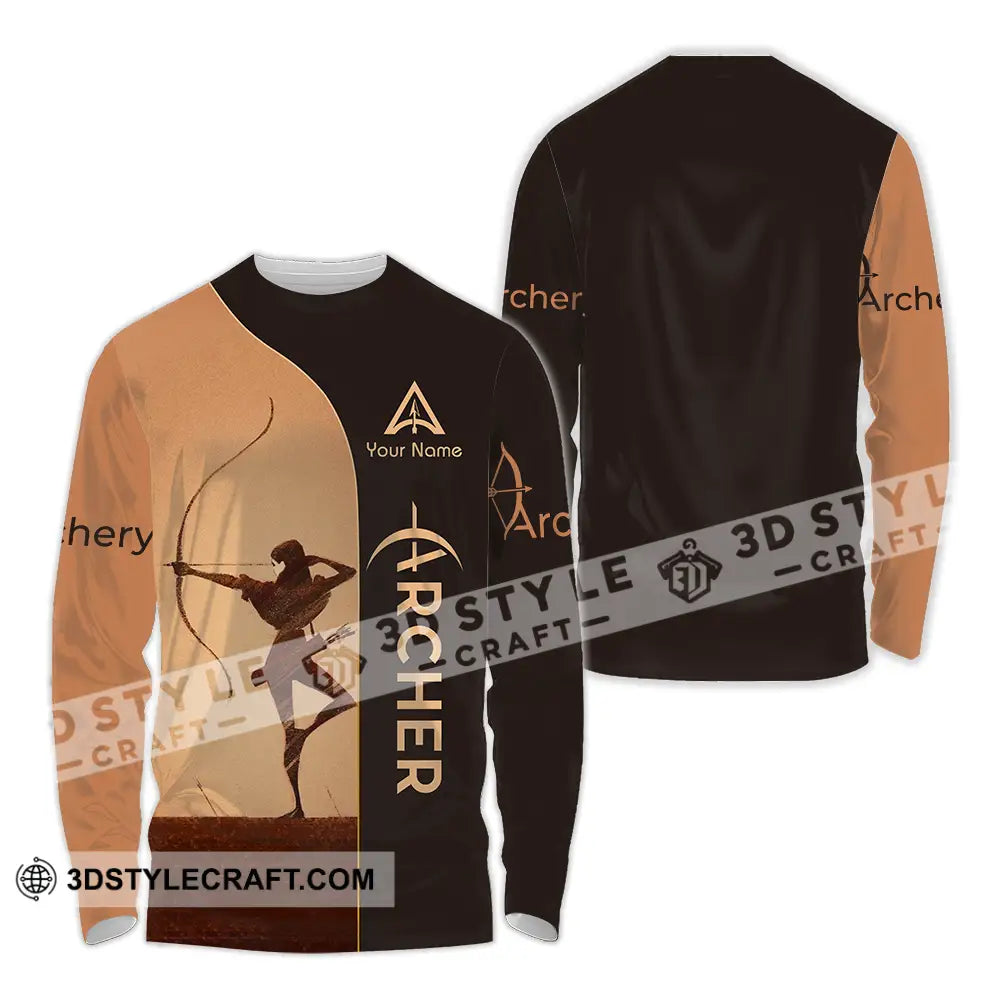 Unisex Shirt Custom Archery Shirt Long Sleeve Shirt / S T shirt
