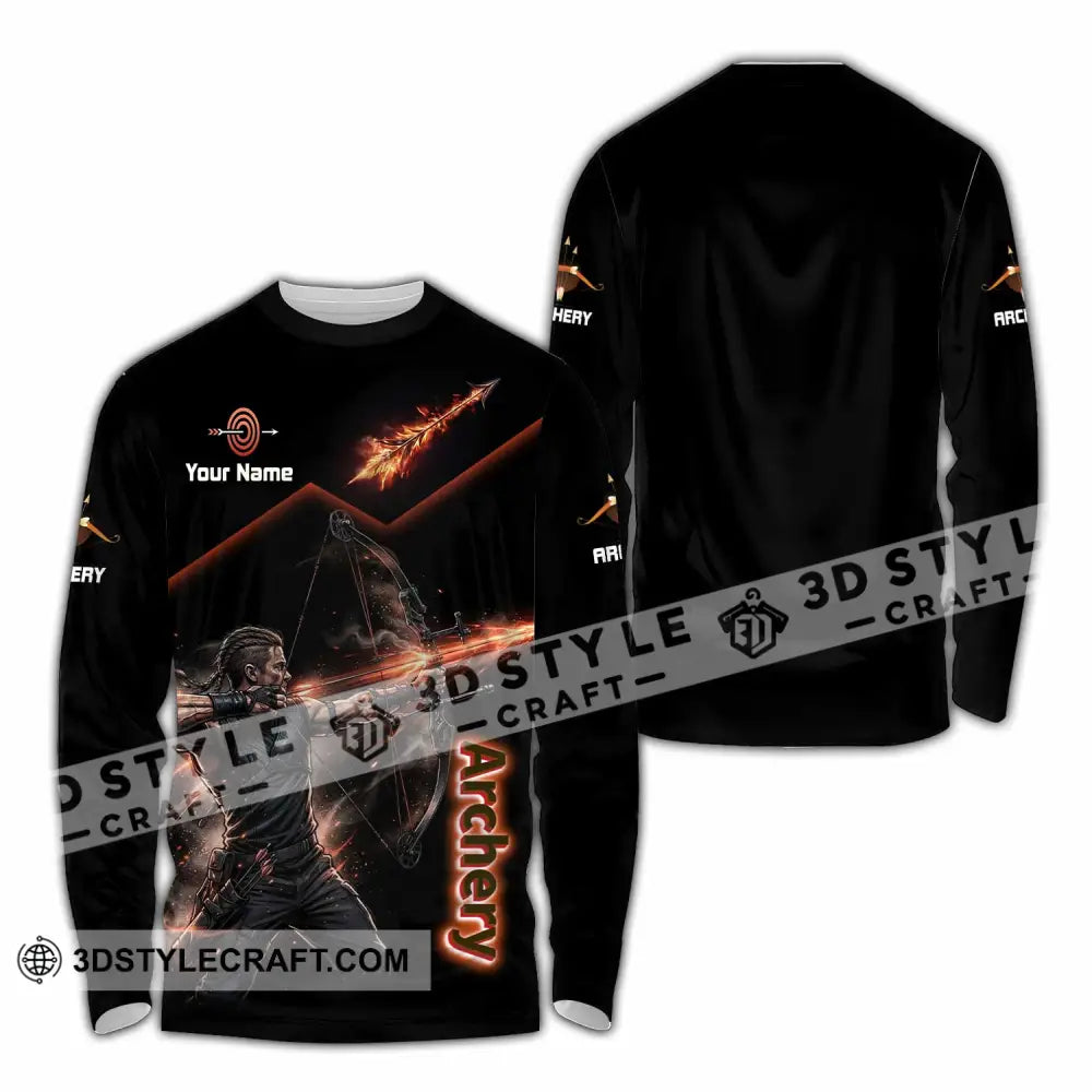 Unisex Shirt - Custom Archery Shirt - Long Sleeve Shirt / S - T-shirt