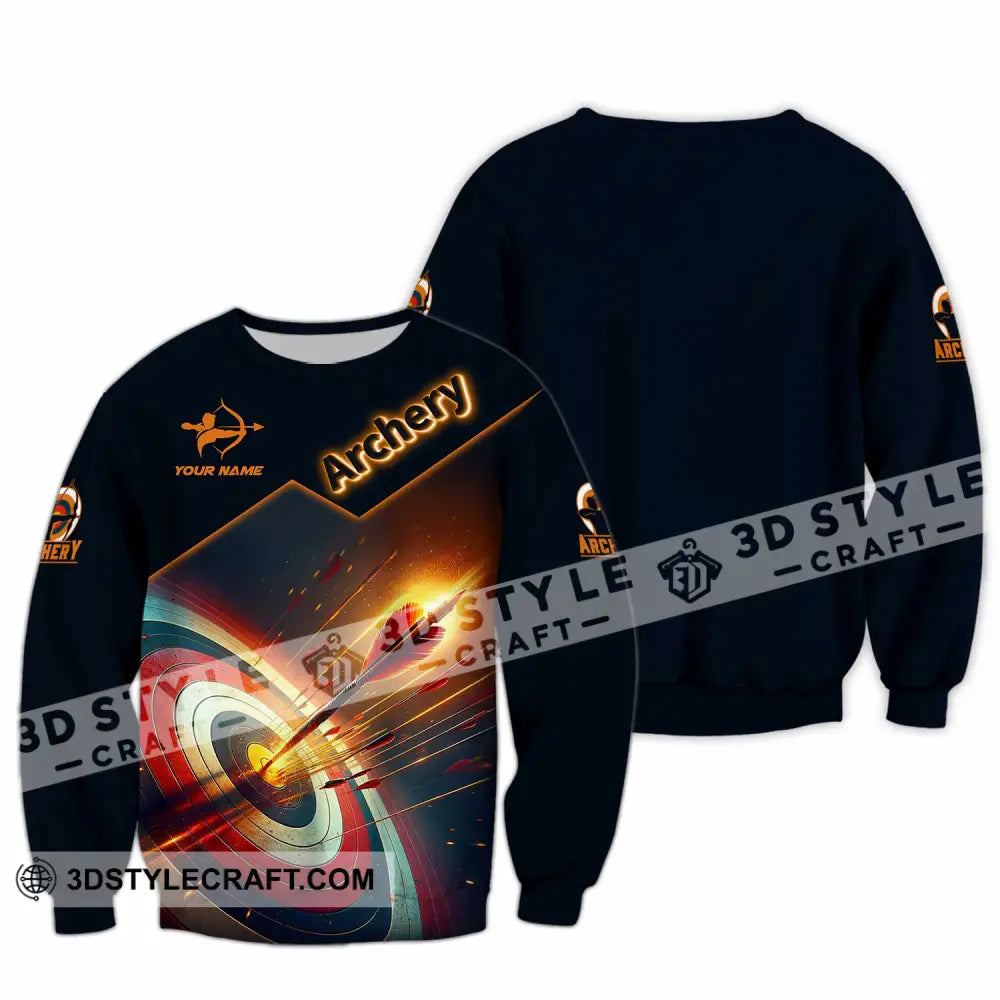 Unisex Shirt - Custom Archery Lover Sport Shirt Long Sleeve / S T-shirt