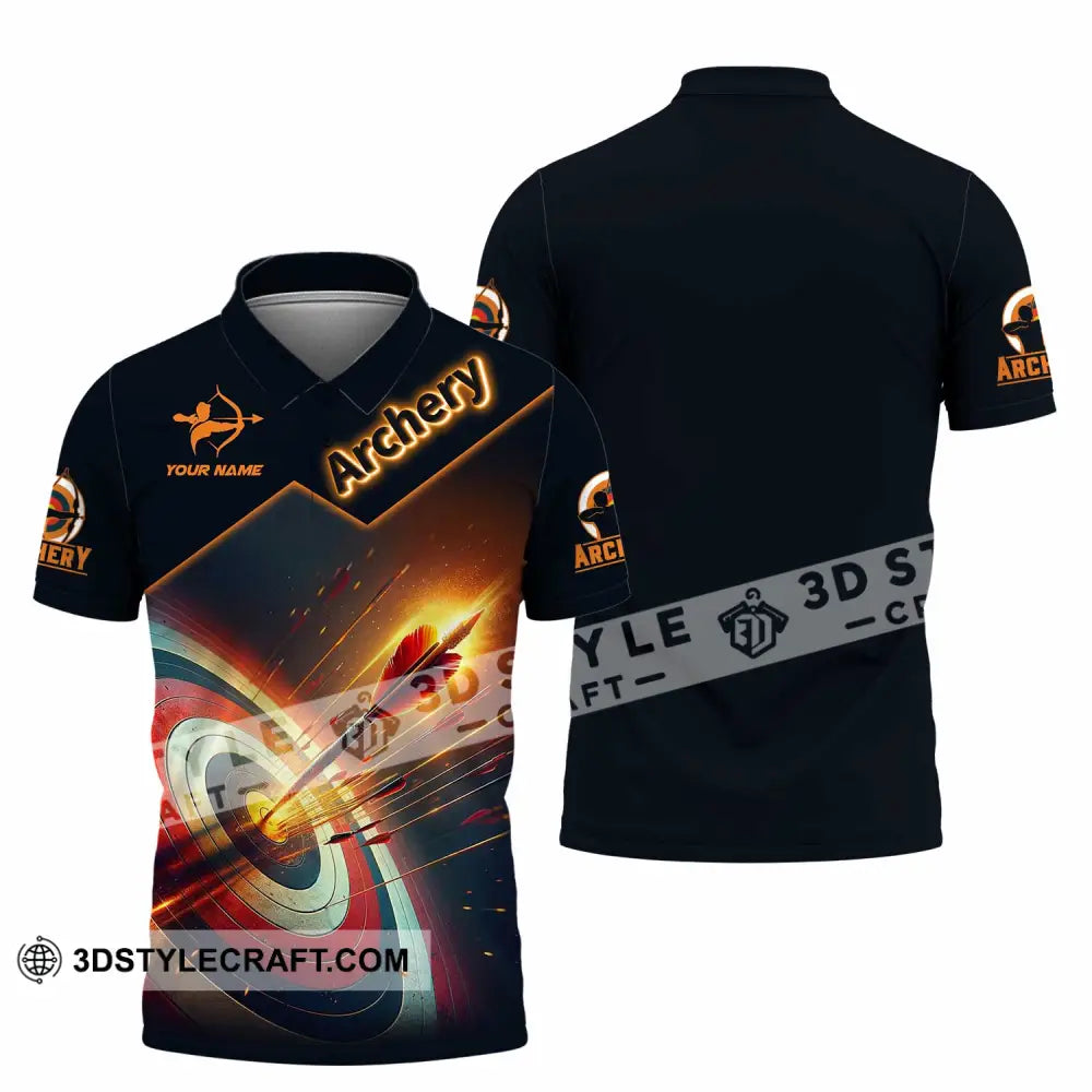 Unisex Shirt - Custom Archery Lover Sport Shirt Polo Shirt / S T-shirt