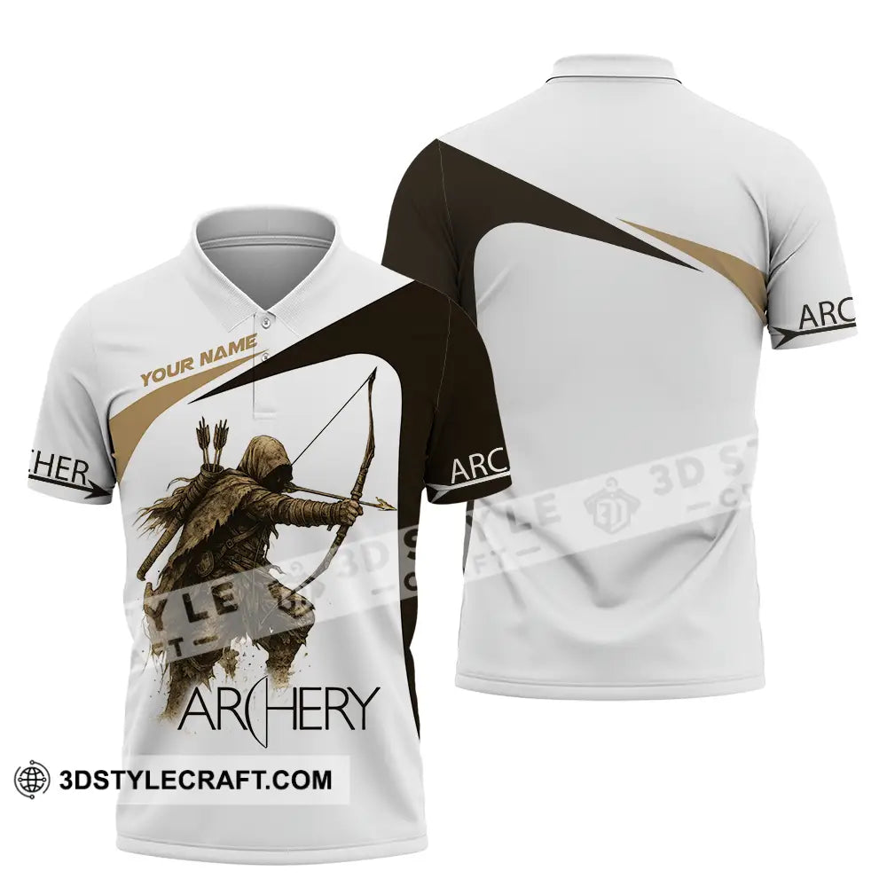 Unisex Shirt Custom Archery Sport Lover Shirt Polo Shirt / S T shirt