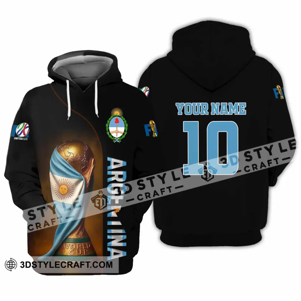 Unisex Shirt - Custom Argentina 3D Shirt Hoodie / S T-shirt