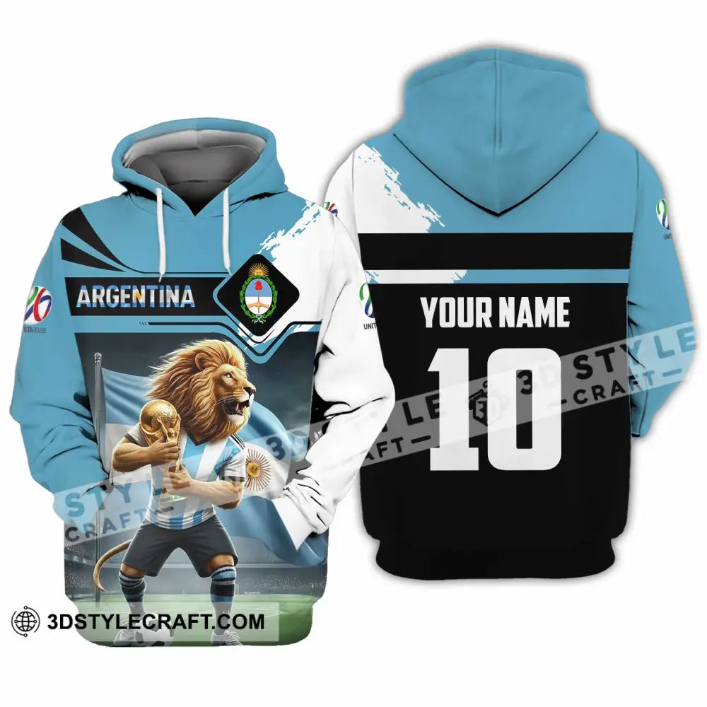 Unisex Shirt - Custom Argentina 3D Shirt Hoodie / S T-shirt