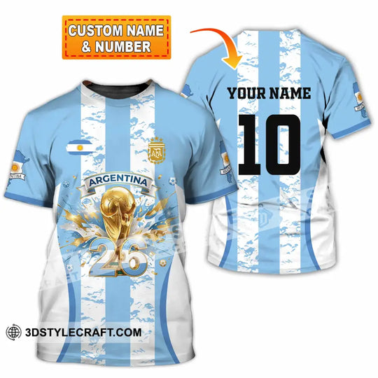 Unisex Shirt - Custom Argentina 3D Shirt style option 1