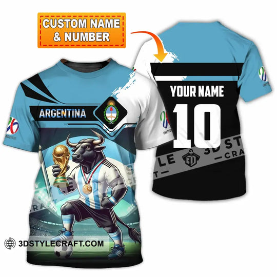Unisex Shirt - Custom Argentina 3D Shirt style option 1