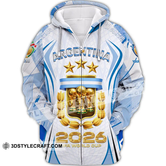 Unisex Shirt - Custom Argentina 3D Shirt style option 3