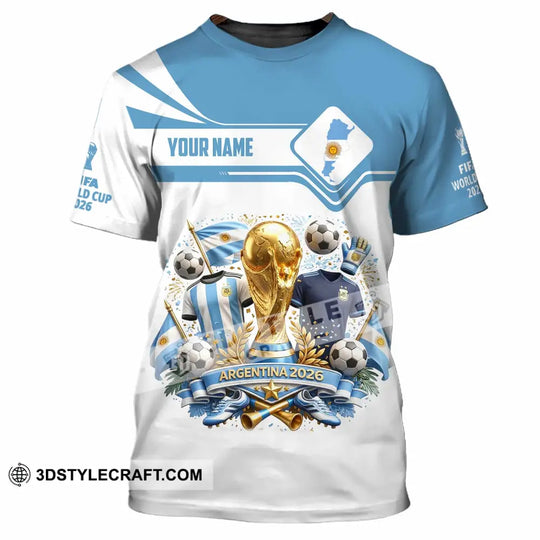 Unisex Shirt - Custom Argentina World Cup 2026 Shirt style option 2