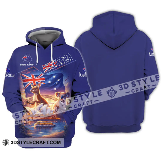 Unisex Shirt - Custom Australia 3D Shirt style option 4