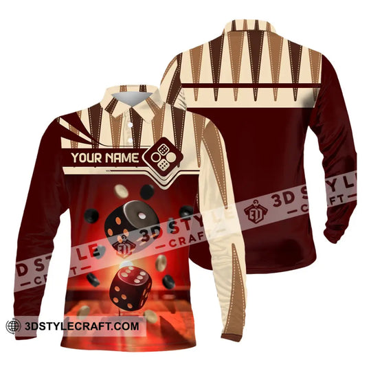 Unisex Shirt - Custom Backgammon 3D Shirt style option 4