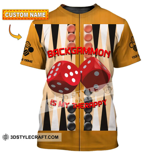 Unisex Shirt - Custom Backgammon 3D Shirt style option 1