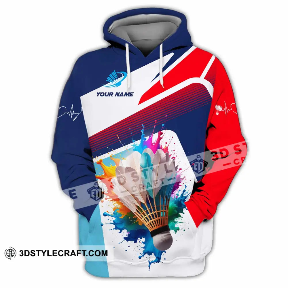 Unisex Shirt - Custom Badminton 3D Shirt Hoodie / S T-shirt