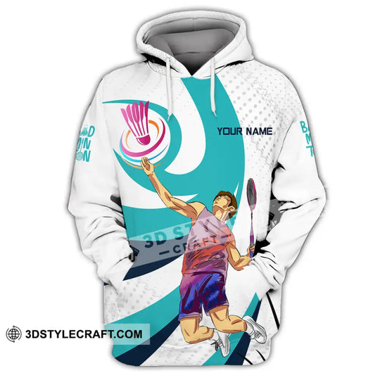 Unisex Shirt - Custom Badminton 3D Shirt style option 2