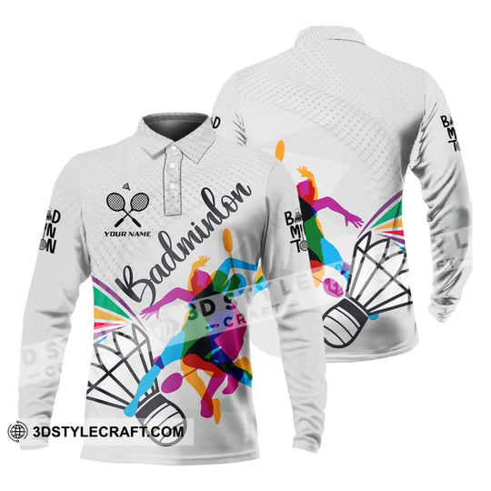 Unisex Shirt - Custom Badminton 3D Shirt style option 4