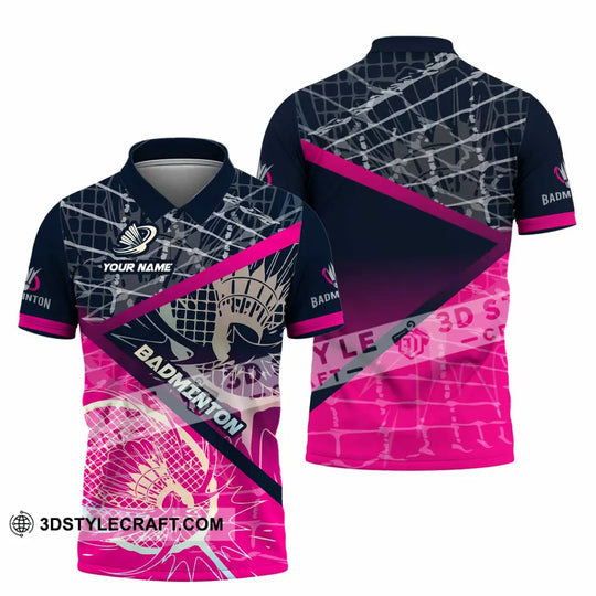 Unisex Shirt - Custom Badminton 3D Shirt style option 2
