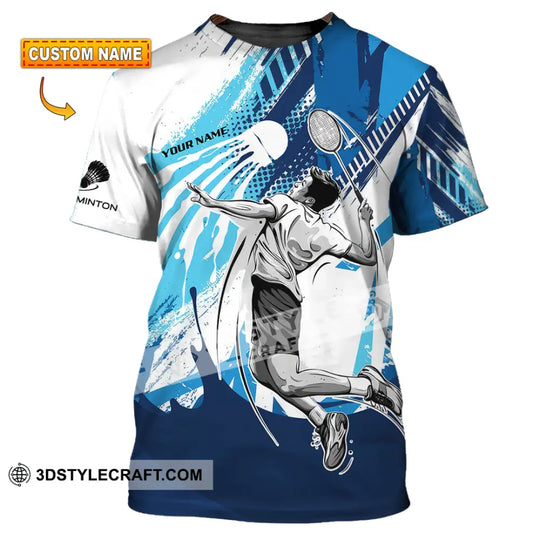 Unisex Shirt - Custom Badminton 3D Shirt style option 1