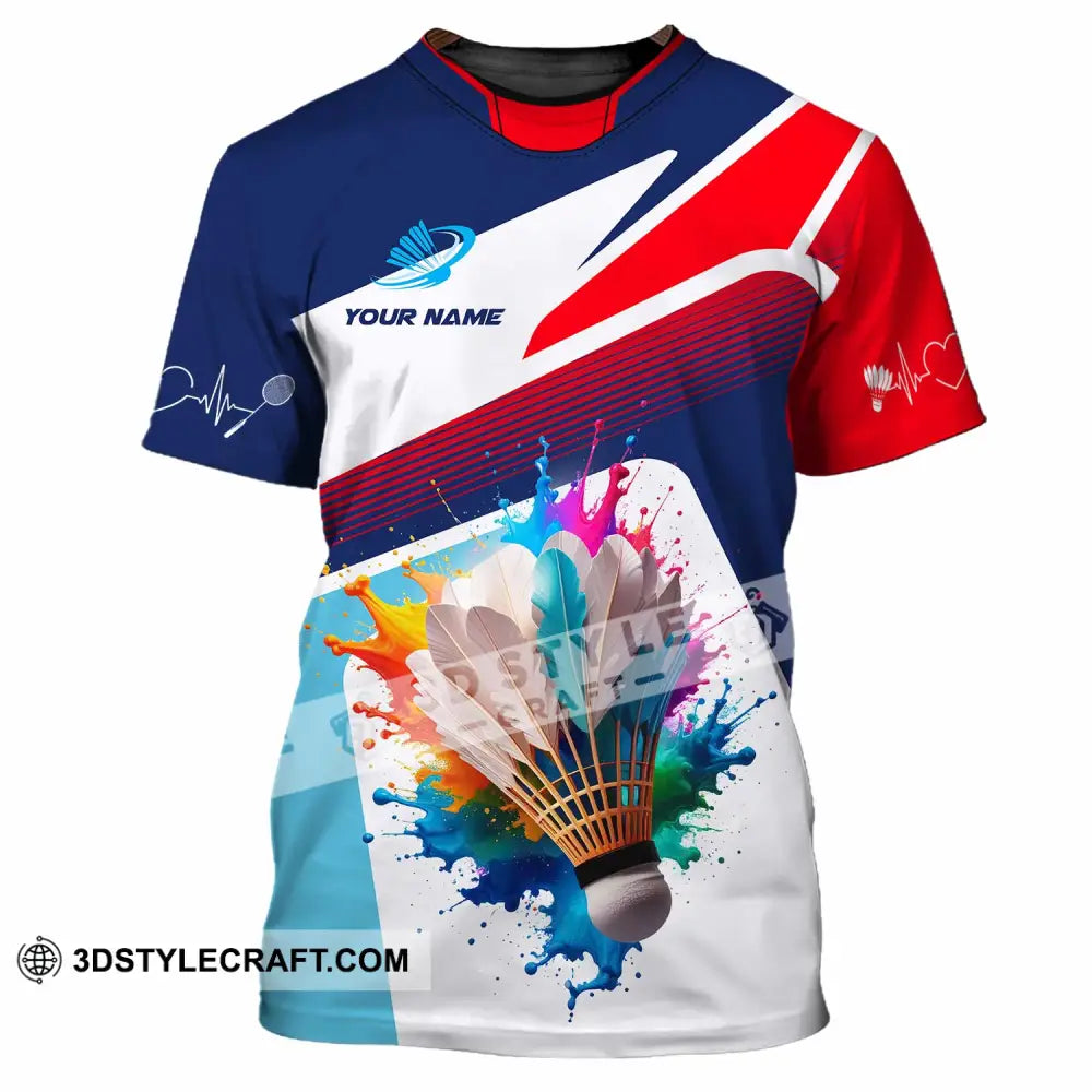 Unisex Shirt - Custom Badminton 3D Shirt T-Shirt / S T-shirt