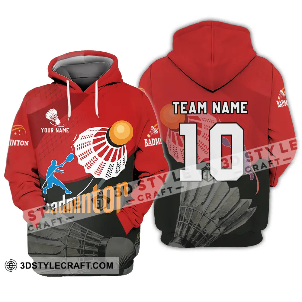Unisex Shirt - Custom Badminton Player Shirt Hoodie / S T-shirt