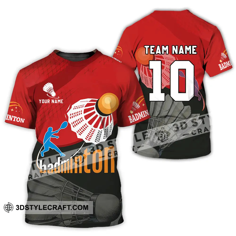 Unisex Shirt - Custom Badminton Player Shirt T-Shirt / S T-shirt