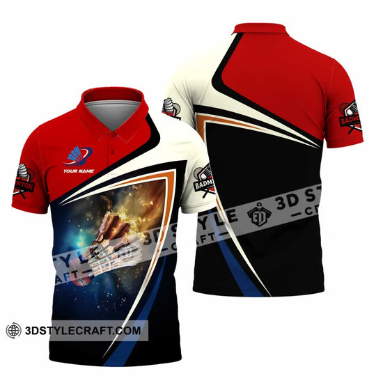 Unisex Shirt - Custom Badminton Shirt style option 2