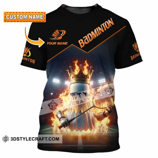 Unisex Shirt - Custom Badminton Sports Shirt style option 1