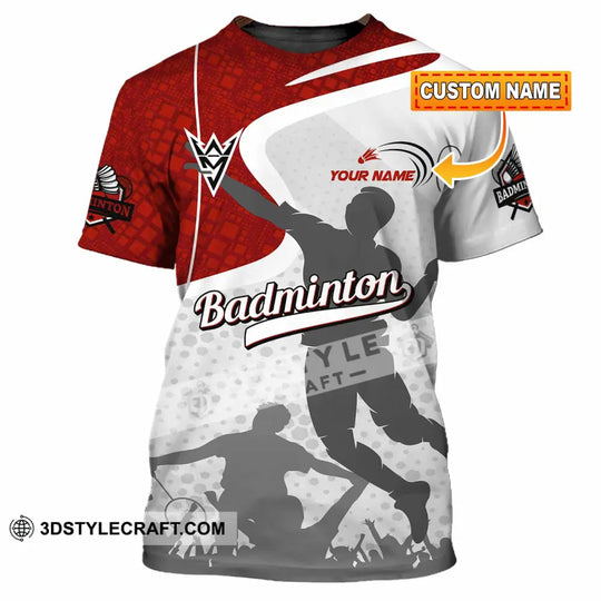 Unisex Shirt - Custom Badminton Shirt style option 1