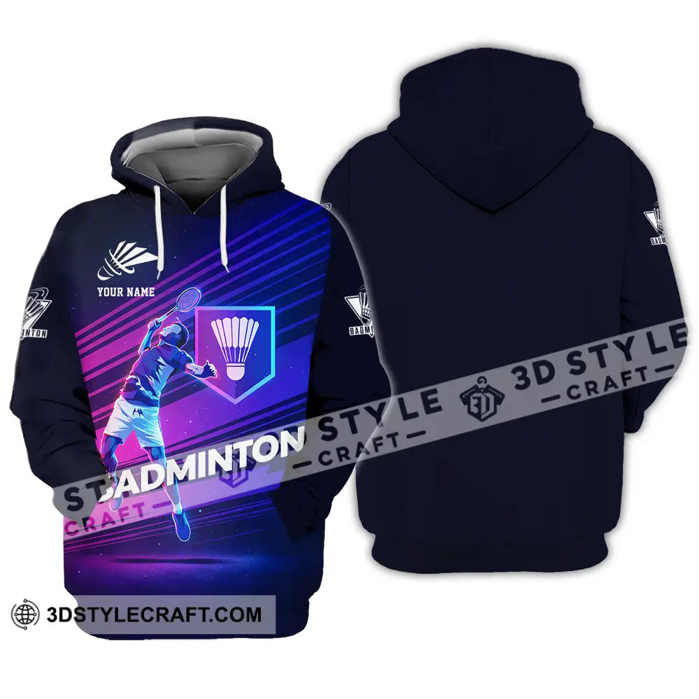 Unisex Shirt - Custom Badminton3D Shirt Hoodie / S T-shirt