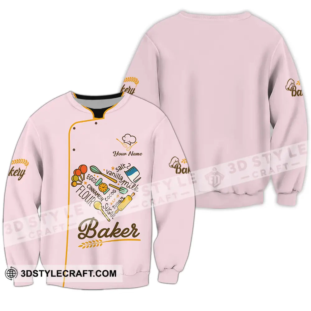 Unisex Shirt Custom Baker Shirt Long Sleeve / S T shirt