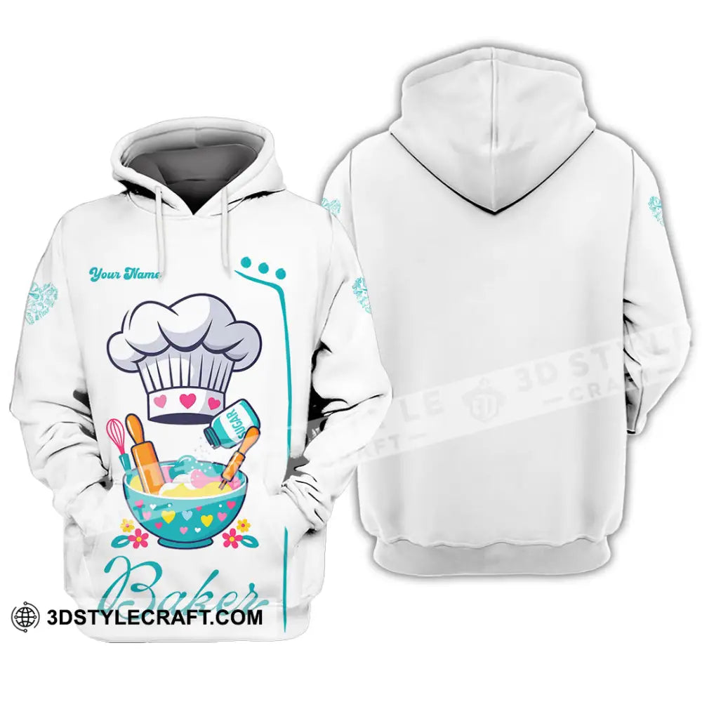 Unisex Shirt - Custom Baker Love Baking Shirt Hoodie / S T-shirt
