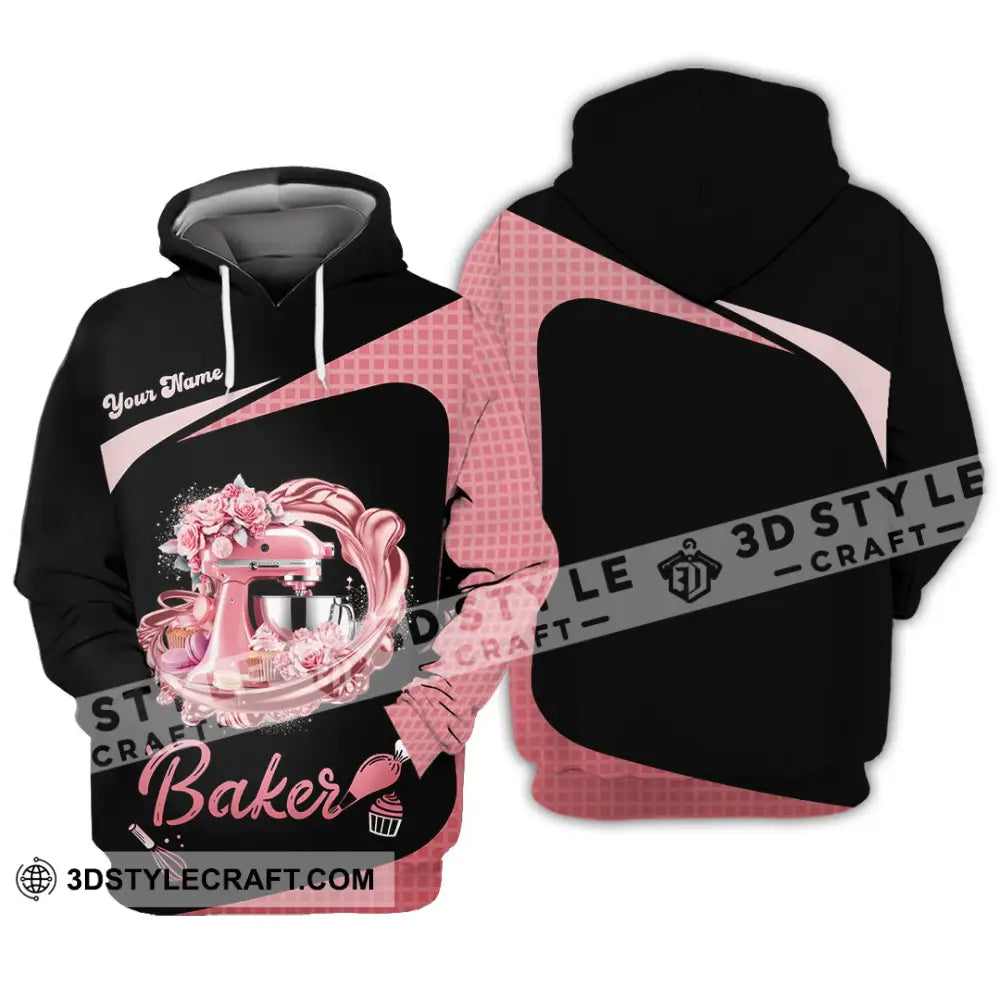 Unisex Shirt - Custom Baker Love Baking Shirt Hoodie / S T-shirt