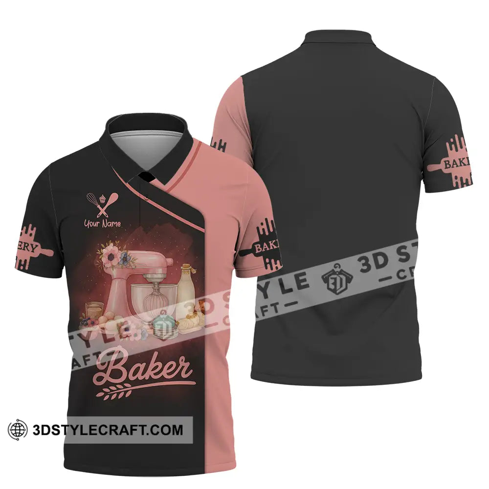 Unisex Shirt - Custom Baker Lover Shirt Polo Shirt / S T-shirt