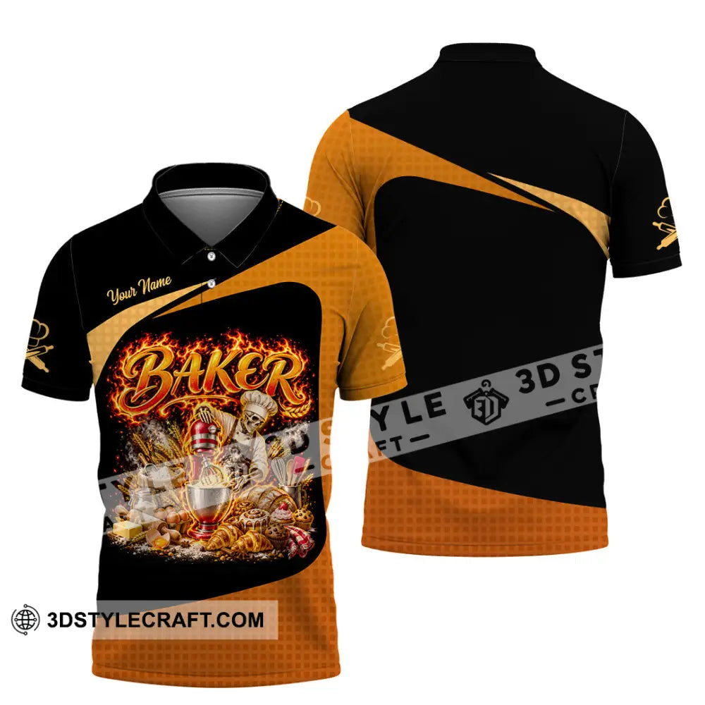 Unisex Shirt - Custom Baker Shirt - Polo Shirt / S - T-shirt