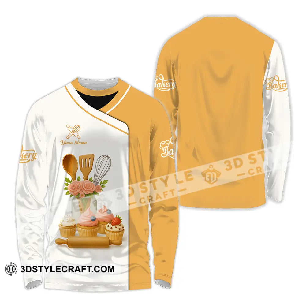 Unisex Shirt Custom Bakery Shirt Long Sleeve Shirt / S T shirt