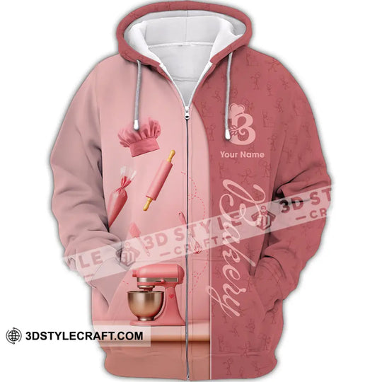 Unisex Shirt - Custom Bakery Pink Cute Shirt style option 2