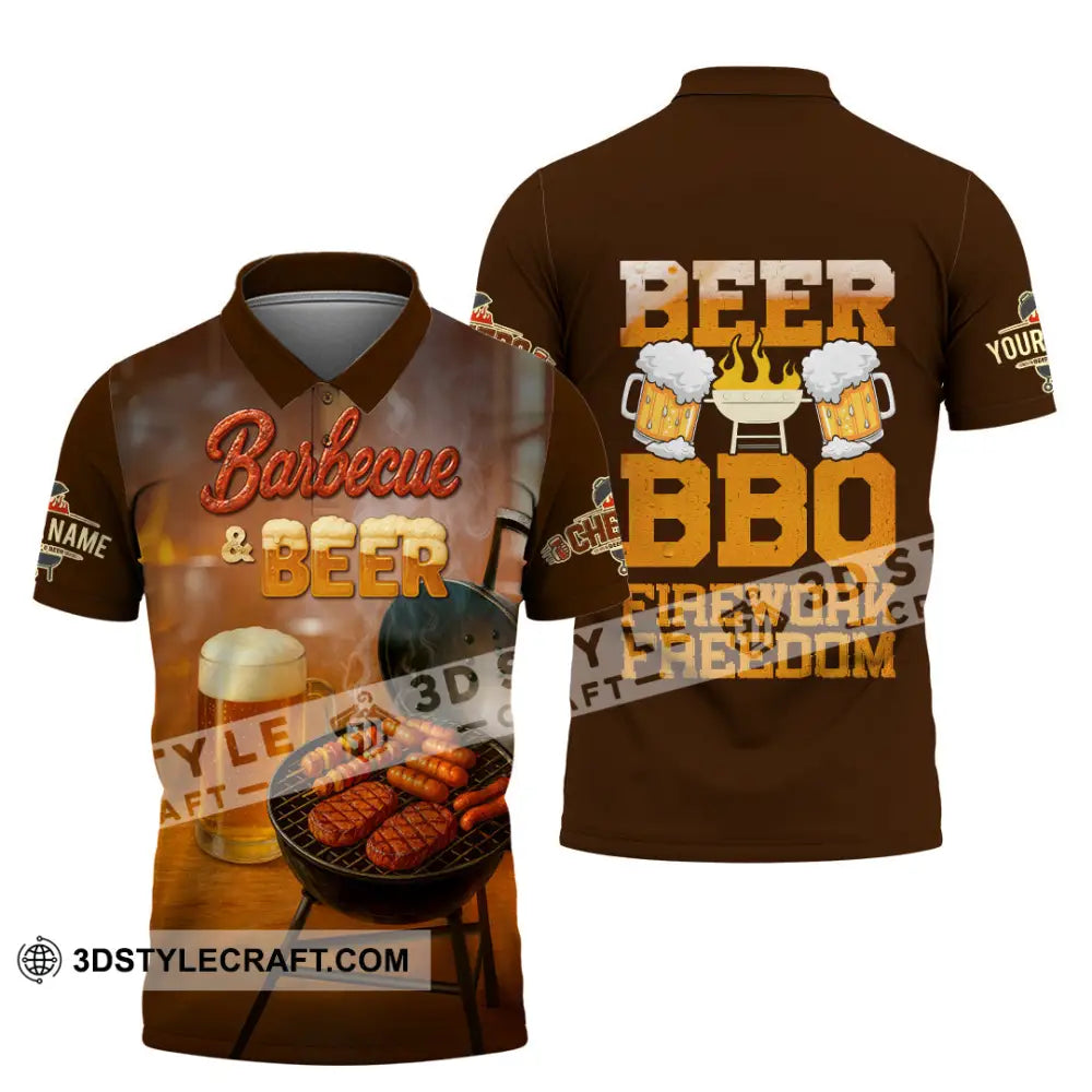 Unisex Shirt - Custom Barbecue Shirt Polo Shirt / S T-shirt