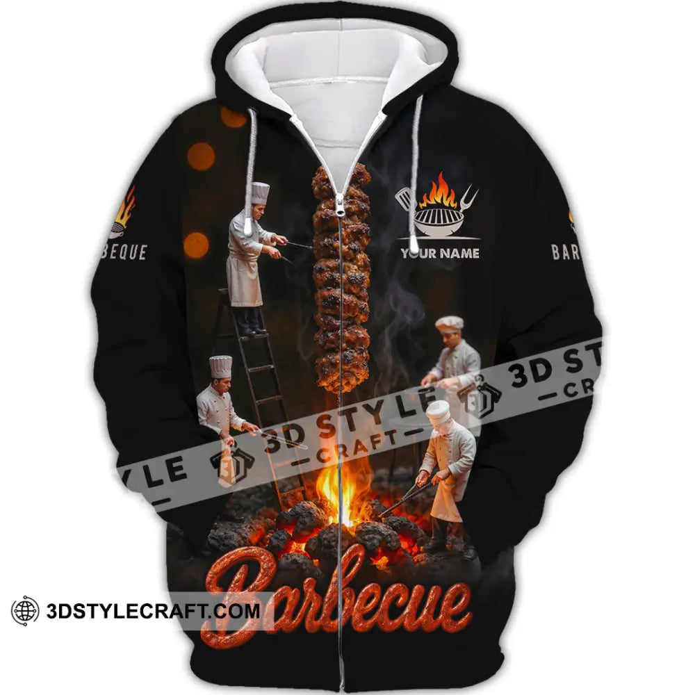 Unisex Shirt - Custom Barbecue Shirt Zipper Hoodie / S T-shirt