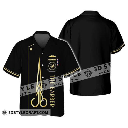 Unisex Shirt, Custom Barber Shirt, Personalized Name Shirt For Hairstylists style option 3