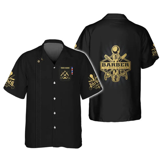 Unisex Shirt, Custom Barber Shirt, Personalized Name Shirt For Hairstylists style option 3