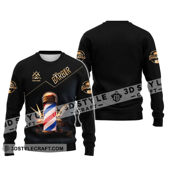 Unisex Shirt, Custom Barber Shirt, Personalized Name Shirt For Hairstylists style option 4