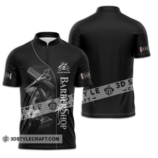 Unisex Shirt - Custom Barber Shop Shirt style option 2