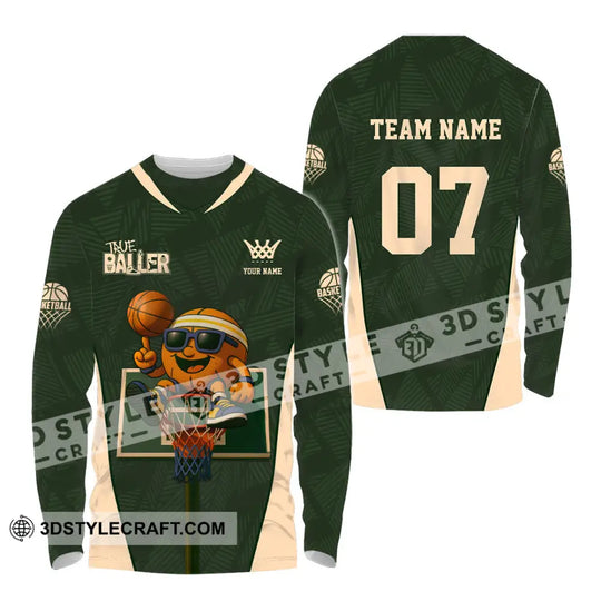 Unisex Shirt - Custom Basketball The Baller Shirt style option 4