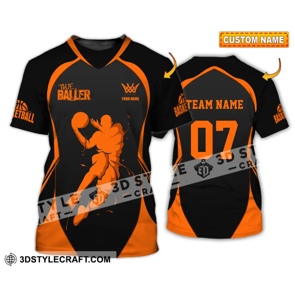 Unisex Shirt - Custom Basketball The Baller Shirt T-shirt