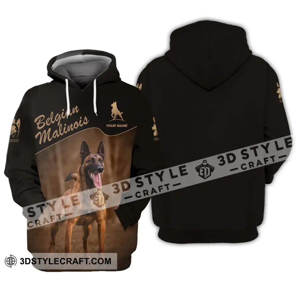 Unisex Shirt - Custom Belgian Malinois Pet Lover Shirt Hoodie / S T-shirt