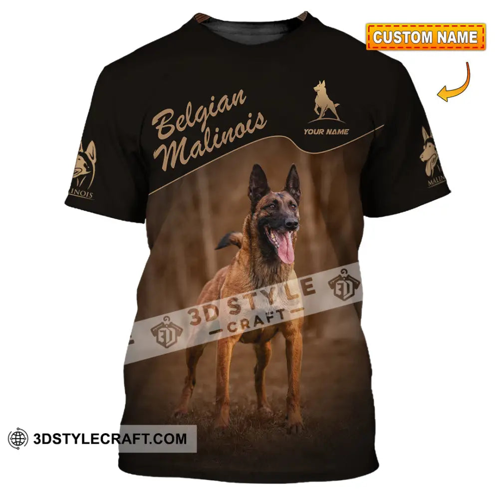 Unisex Shirt - Custom Belgian Malinois Pet Lover Shirt T-shirt