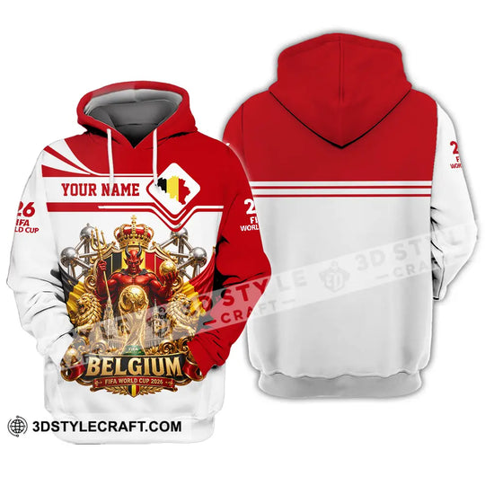 Unisex Shirt - Custom Belgium World Cup 2026 Shirt style option 3