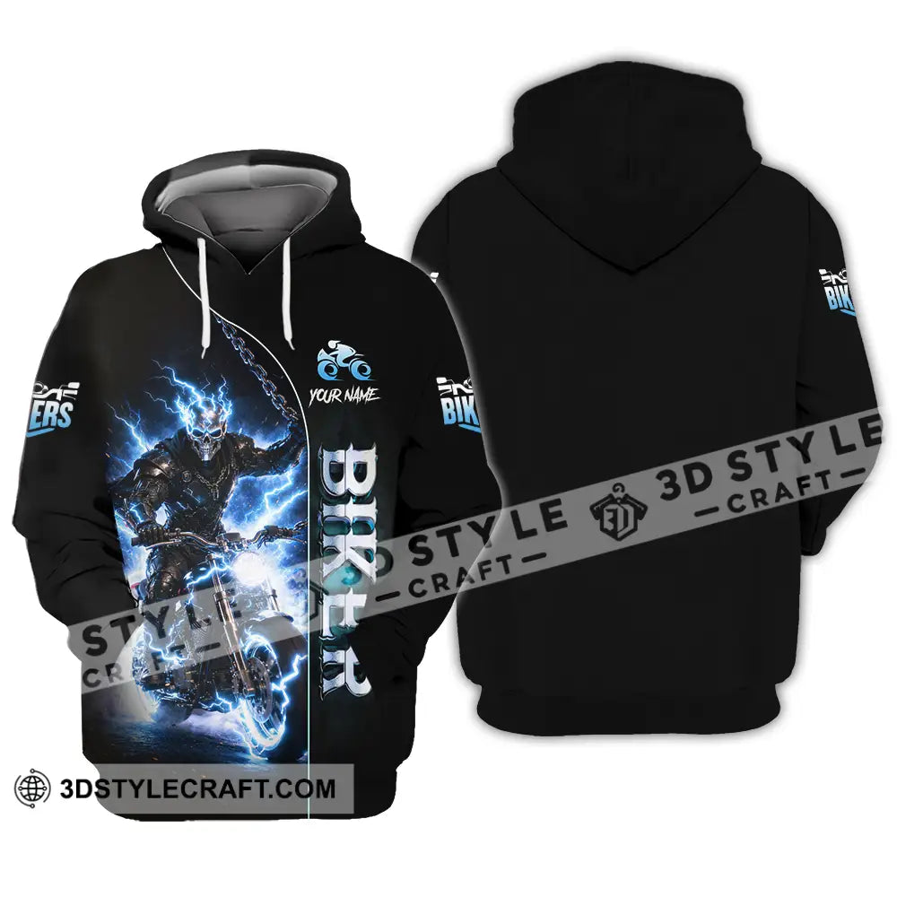Unisex Shirt - Custom Biker 3D Shirt Hoodie / S T-shirt