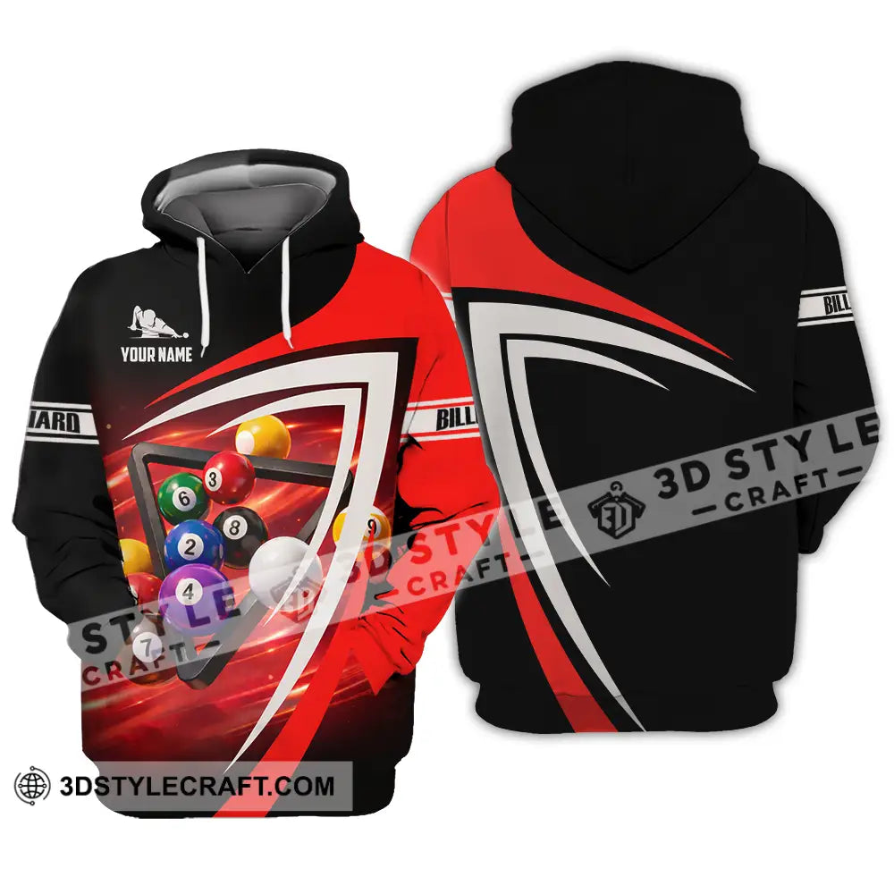 Unisex Shirt - Custom Billiard 3D Shirt Hoodie / S T-shirt